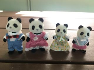 Calico Critters/sylvanian Families Wilder Panda Family