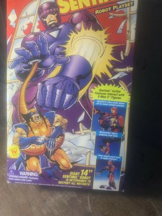 X - Men Sentinel Robot 14 " Toy Marvel 1994 Toybiz Action Figure Xmen Vintage