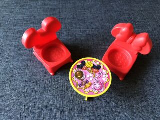 Fisher Price Little People Disney Mickey Mouse Table & Chairs House Furniture