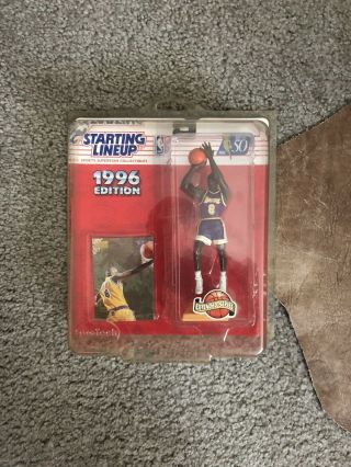 1996 Kobe Bryant Starting Lineup Extended Rookie Figure W/ Skybox Rookie Card