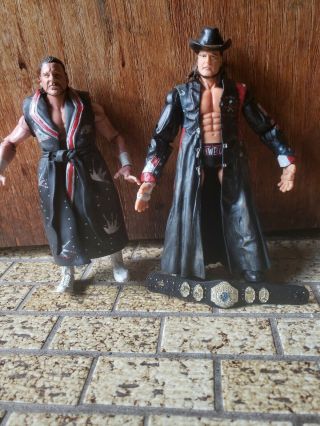 TNA Toybiz Robert Roode and James Storm BEER MONEY with One Tag Team Belt 2
