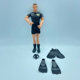 Gi Joe 1996 Hasbro Navy Seals Military Action Man Figure Doll Guc Accessories