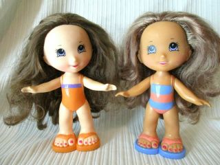 2 Fisher Price Snap N Style Dolls - Dolls Only