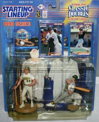 Jose Canseco Mark Mcgwire Kenner Starting Lineup Mlb Slu Classic Doubles Figures