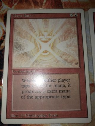 Mtg Mana Flare X1 Revised Available 3