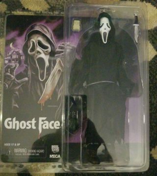 Nip Neca Reel Toys Scream Ghostface Clothed Action Figure 2020 Vhtf