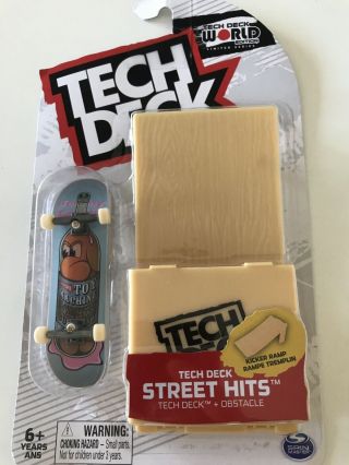 Tech Deck World Edition Limited Series Dgk Skateboard & Kicker Ramp Street Hits