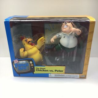 Family Guy The Giant Chicken Vs Peter - Action Figure 2 Pack -