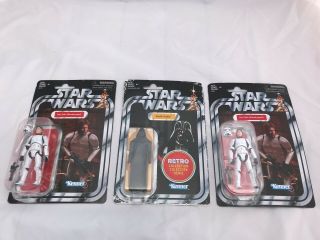 2 Star Wars Kenner Han Solo (stormtrooper) Kenner Retro Darth Vader