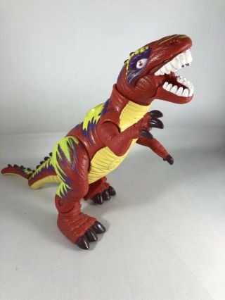 Mattel 2004 Imaginext Razor T - Rex Roaring Dinosaur Roar Sounds Chomp Action