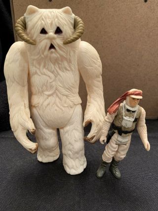 Star Wars Vintage 1980 Luke Skywalker Hoth & Wampa Creature Esb Kenner