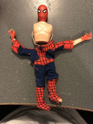 Spider - Man: 1974 Vintage Mego Spiderman Action Figure (poor)