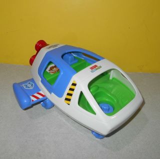 Fisher Price Little People Toy Story Buzz Lightyear Spaceship Space Ship & Sound
