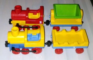 Vintage Playmobil 123 Train Set Geobra 1990 