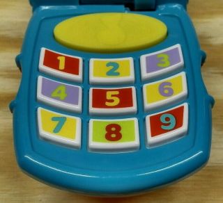Fisher Price Brilliant Basics Baby Friendly Flip Cell Phone Toy w/ Music & Sound 3