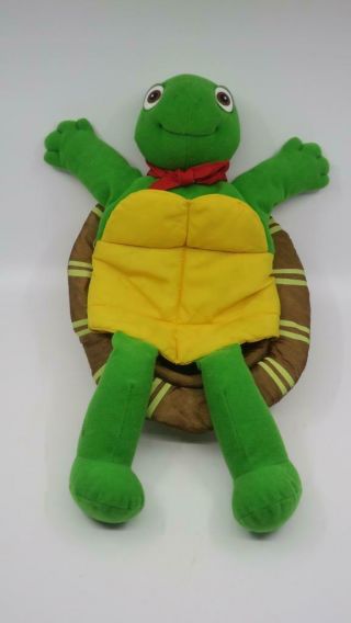Franklin The Turtle Plush Hand Puppet 14 " Preschool Pretend Play Stuffed Animal