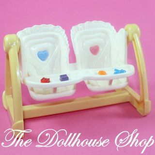 Fisher Price Loving Family Dollhouse Nursery Baby Doll Twin Swing High Chair