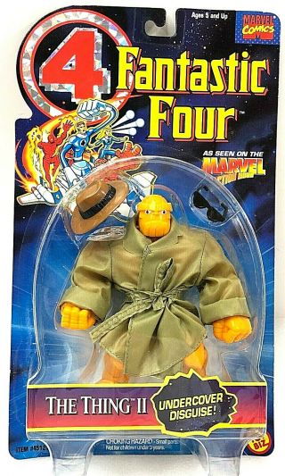 Toy Biz Fantastic Four The Thing Ii Undercover Disguise Figure 1995 45121