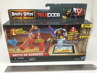 Vintage Hasbro Angry Birds Battle On Geonosis Telepods Birds Open Box Exclusive