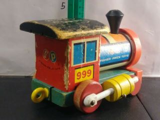 Vintage Fisher Price Huffy Puffy Train 2