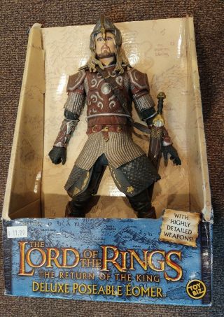 Toybiz Lotr Lord Of The Rings Karl Urban Return Of King Eomer Deluxe 11 " Figure
