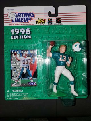 Dan Marino 1996 Starting Lineup Figure Miami Dolphins Nfl With Card.