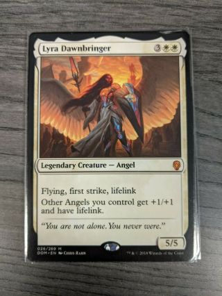 Mtg Rare Mythic Lyra Dawnbringer X 1 Nm - Dominaria