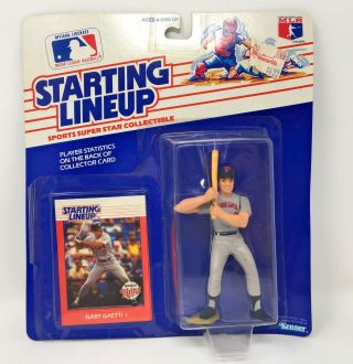 1988 Kenner Starting Lineup Gary Gaetti Figure & Card Slu Twins Baseball