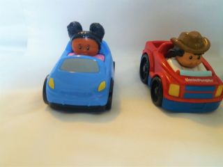 Fisher Price Little People Wheelies Girls and Boys Cars 2 Cowboy 3