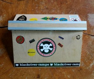 Rad Discontinued Blackriver Ramps Fingerboard Jay Ramp - Wood Techdeck Skateboard