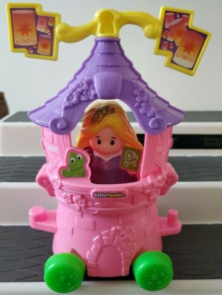 Fisher - Price Little People Disney Princess Rapunzel And Pascals Parade Float