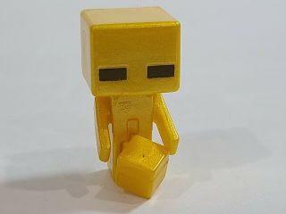 Minecraft Mini - Figures Chest Series 1 Green 1 " Gold Enderman Grass Block Figure