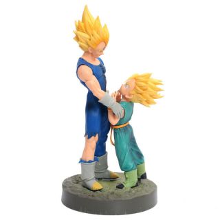 Anime Dragon Ball Z Vegeta &trunks Figure Father And Son Figure 13cm