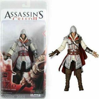 Assassins Creed 2 Ezio (white Cloak) 7 " Figure Video Game 18