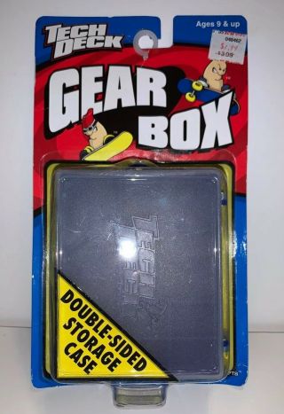 Tech Deck Gear Box Fingerboard Skateboard Accessory Tool Case 1999