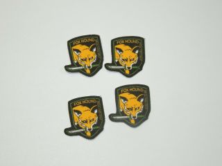 Custom Order 1/6 Scale 4 Mgs Fox Hounds Fabric Patches