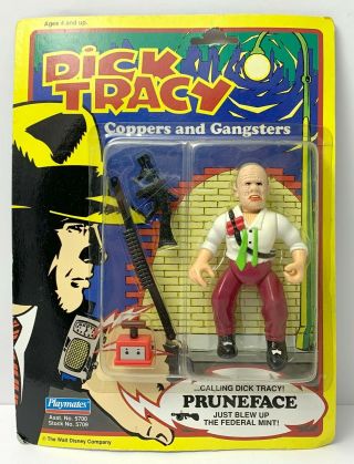Vintage Playmates Dick Tracy Pruneface Figure