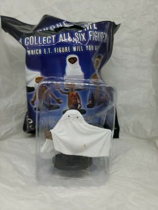 E.  T.  The Extra Terrestrial Foil Pack Collectible Mini Figure Ghost Et 1.  5 " Inch