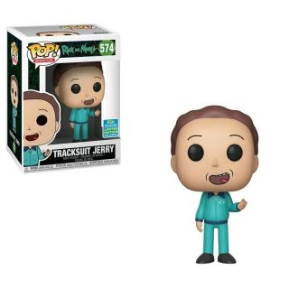 Rick And Morty - Jerry In Track Suit Sdcc 2019 Us Exclusive Pop Vinyl [rs] - F.