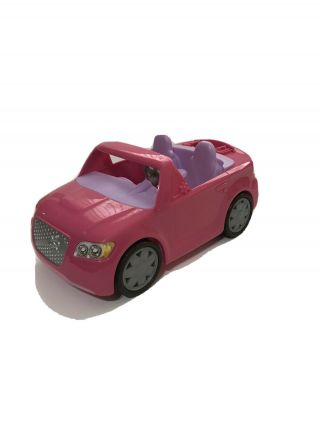 Fisher Price Loving Family Pink Convertable Car Vgpwc