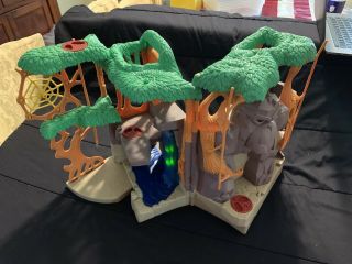 FISHER PRICE IMAGINEXT GORILLA MOUNTAIN JUNGLE PLAYSET - Lights and Sounds 3
