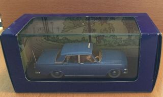 Voiture Metal Atlas Tintin Kuifje Herge N° 45 Le Taxi Bleu Zephir Mk Iii