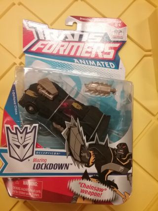 Transformers Animated Blazing Lockdown Deluxe Class Us
