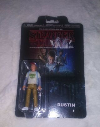 Dustin With Backpack Netflix Stranger Things 3.  75 " Reaction Action Figure 2017