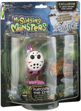 My Singing Monsters Musical Collectible Figure - Furcorn The 13th,  Brown/a (9149)