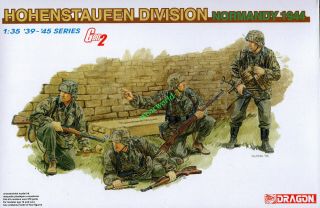 Dragon 6282 1/35 Wwii German Hohenstaufen Division (normandy 1944) (4 Figures)