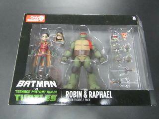 Batman Vs Teenage Mutant Ninja Turtles Tmnt Robin And Raphael 2 Pack Gamestop