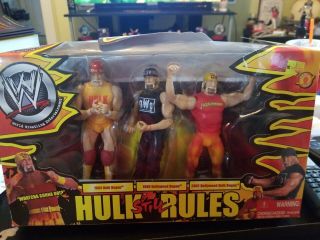 Wwe Hulk Still Rules Jakks 3 - Pack Hulk Hogan Wrestling Figure Box Set Wwf