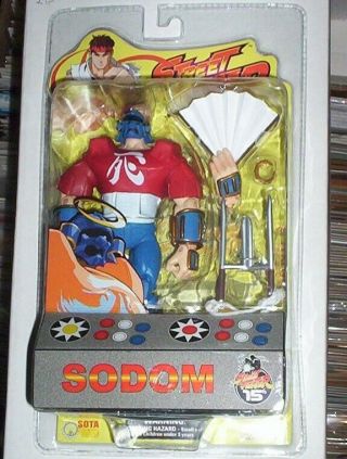 Sota Street Fighter Sodom Round 1 Action Figure 2004 Misp 15th