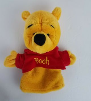 Mattel Disney Winnie The Pooh Hand Puppet 9 Inch Plush Soft Teaching Aid Euc